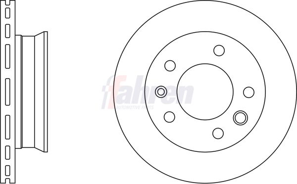 Fahren FBD6104 Brake Disc - 1