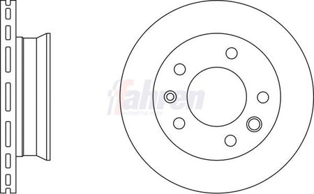Fahren FBD6104 Brake Disc - 1