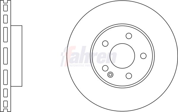 Fahren FBD6110 Brake Disc - 1