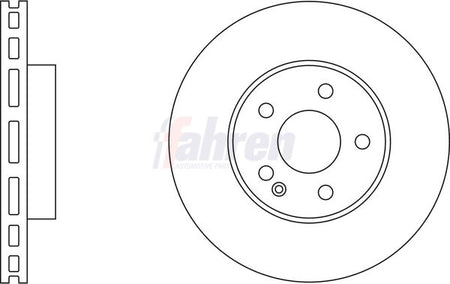 Fahren FBD6110 Brake Disc - 1