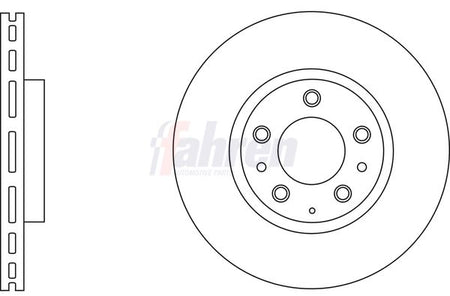 Fahren FBD6123 Brake Disc - 1