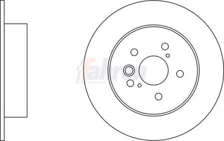 Fahren FBD6126 Brake Disc - 1