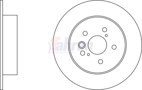 Fahren FBD6126 Brake Disc - 1