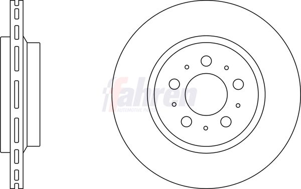 Fahren FBD6131 Brake Disc - 1