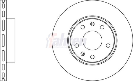 Fahren FBD6135 Brake Disc - 1