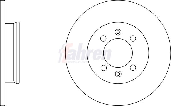 Fahren FBD6142 Brake Disc - 1