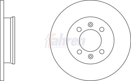 Fahren FBD6142 Brake Disc - 1