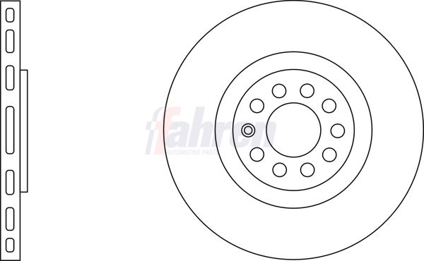 Fahren FBD6151 Brake Disc - 1