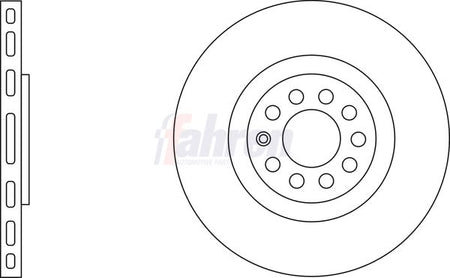 Fahren FBD6151 Brake Disc - 1