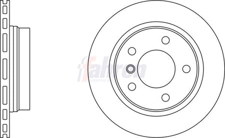 Fahren FBD6163 Brake Disc - 1