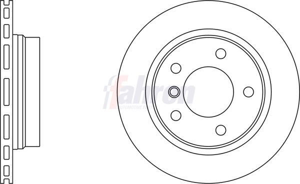 Fahren FBD6163 Brake Disc - 1