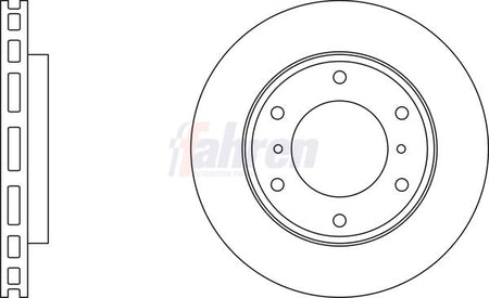 Fahren FBD6174 Brake Disc - 1