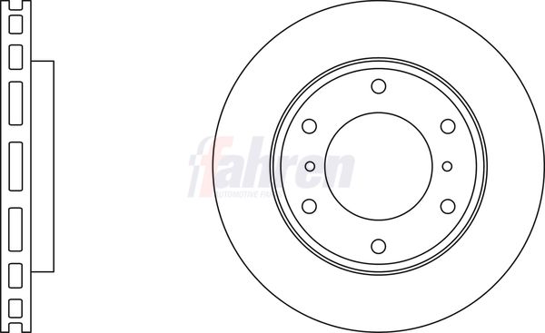 Fahren FBD6174 Brake Disc - 1