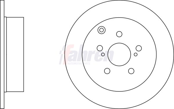 Fahren FBD6178 Brake Disc - 1