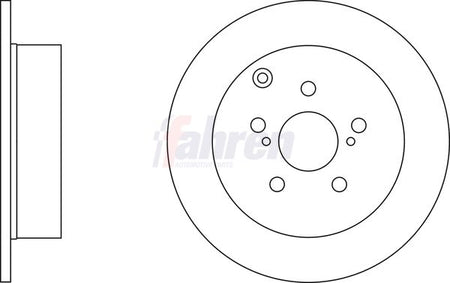 Fahren FBD6178 Brake Disc - 1