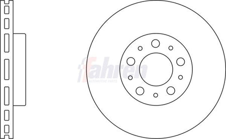 Fahren FBD6182 Brake Disc - 1