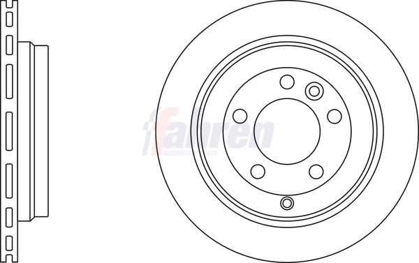 Fahren FBD6183 Brake Disc - 1
