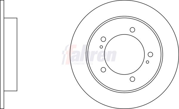 Fahren FBD6193 Brake Disc - 1
