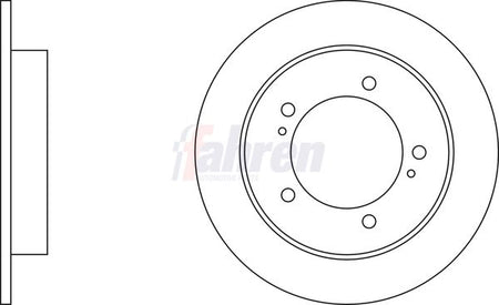 Fahren FBD6193 Brake Disc - 1