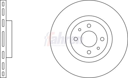 Fahren FBD6195 Brake Disc - 1