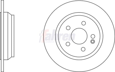 Fahren FBD6198 Brake Disc - 1