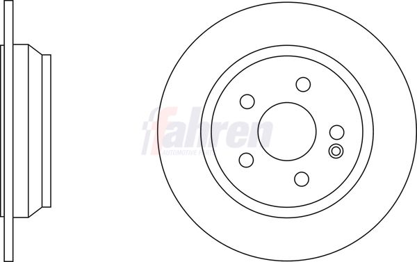 Fahren FBD6198 Brake Disc - 1