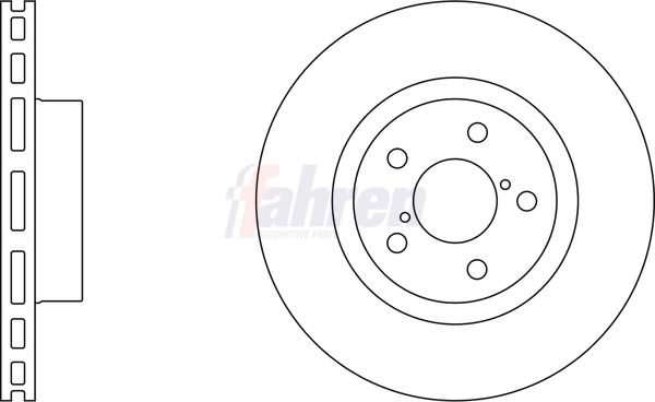 Fahren FBD6201 Brake Disc - 1