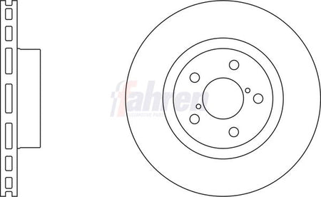 Fahren FBD6201 Brake Disc - 1