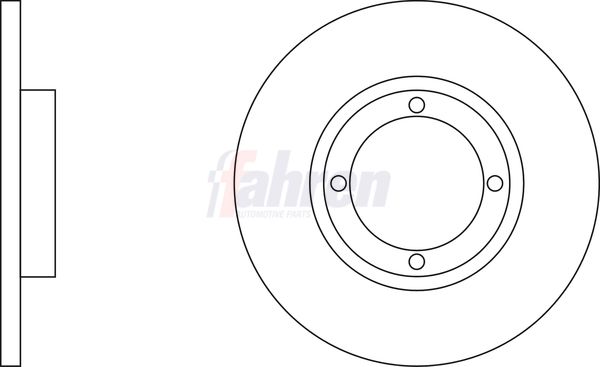 Fahren FBD6205 Brake Disc - 1