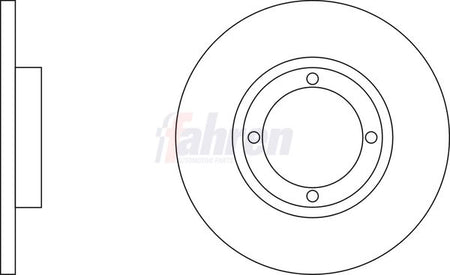 Fahren FBD6205 Brake Disc - 1