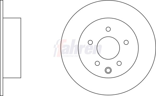 Fahren FBD6206 Brake Disc - 1