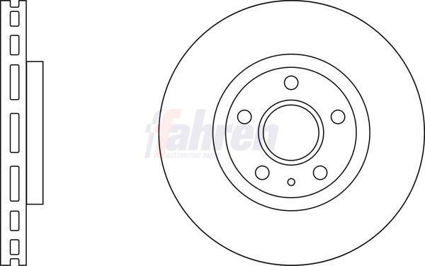 Fahren FBD6210 Brake Disc - 1