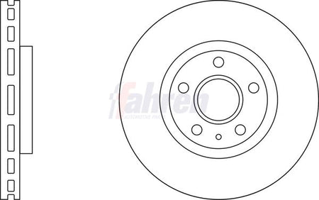 Fahren FBD6210 Brake Disc - 1