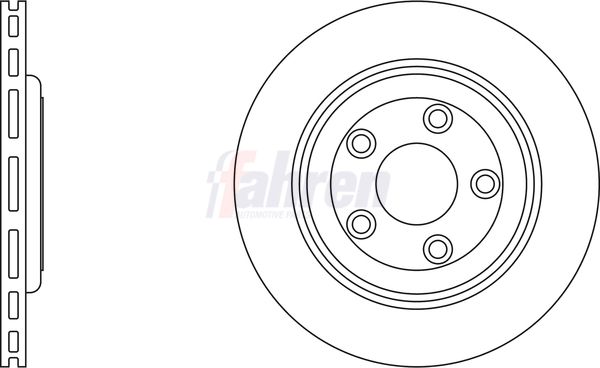 Fahren FBD6214 Brake Disc - 1
