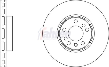 Fahren FBD6228 Brake Disc - 1