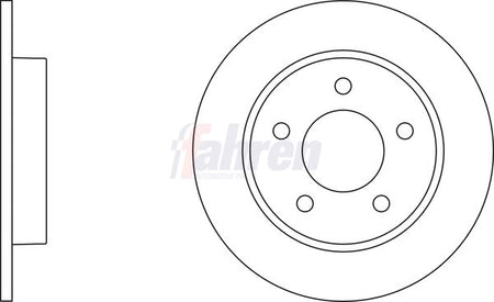 Fahren FBD6229 Brake Disc - 1