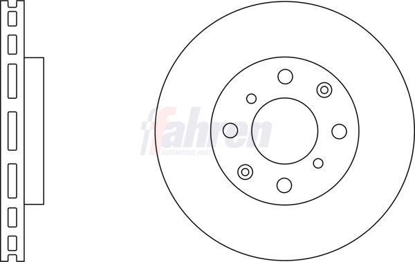 Fahren FBD6235 Brake Disc - 1