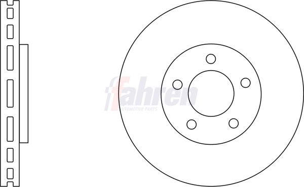 Fahren FBD6239 Brake Disc - 1