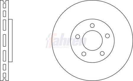 Fahren FBD6239 Brake Disc - 1