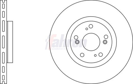 Fahren FBD6242 Brake Disc - 1