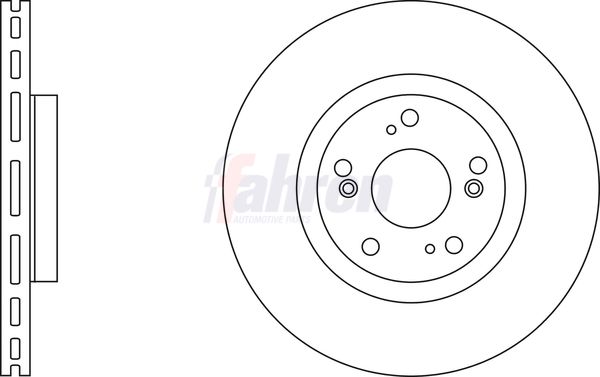 Fahren FBD6242 Brake Disc - 1