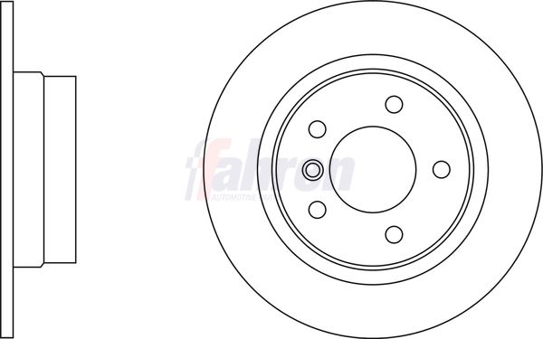 Fahren FBD6244 Brake Disc - 1