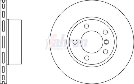 Fahren FBD6248 Brake Disc - 1