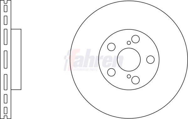 Fahren FBD6249 Brake Disc - 1