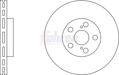 Fahren FBD6249 Brake Disc - 1