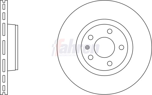 Fahren FBD6256 Brake Disc - 1