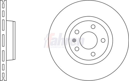 Fahren FBD6256 Brake Disc - 1