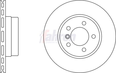 Fahren FBD6260 Brake Disc - 1