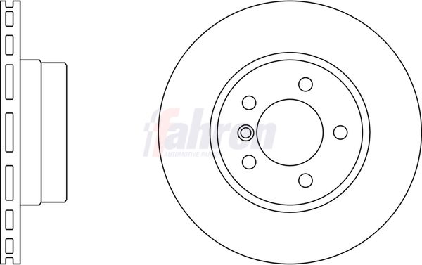 Fahren FBD6260 Brake Disc - 1