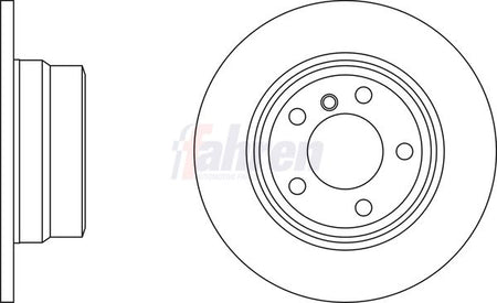 Fahren FBD6264 Brake Disc - 1
